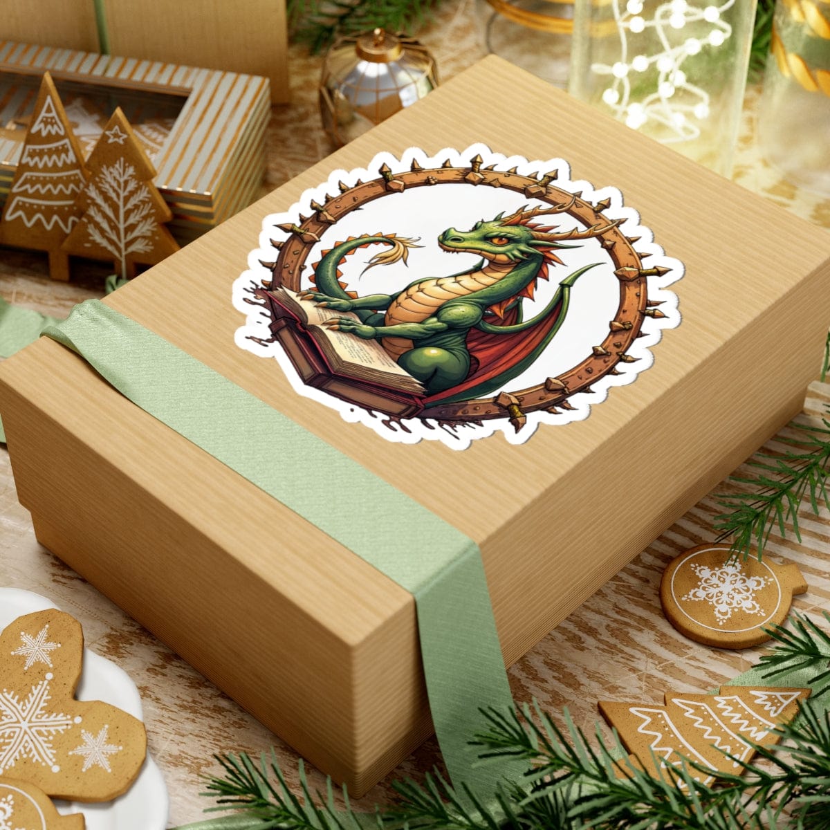 Printify Paper products Lorekeeper - Dragons & Magic Kiss-Cut Stickers