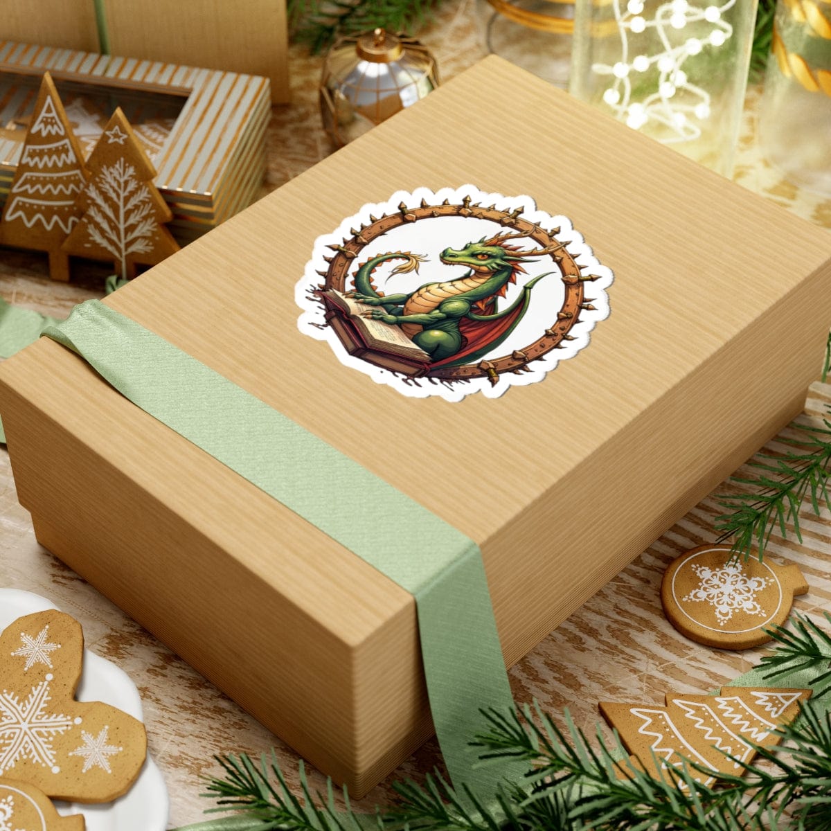 Printify Paper products Lorekeeper - Dragons & Magic Kiss-Cut Stickers