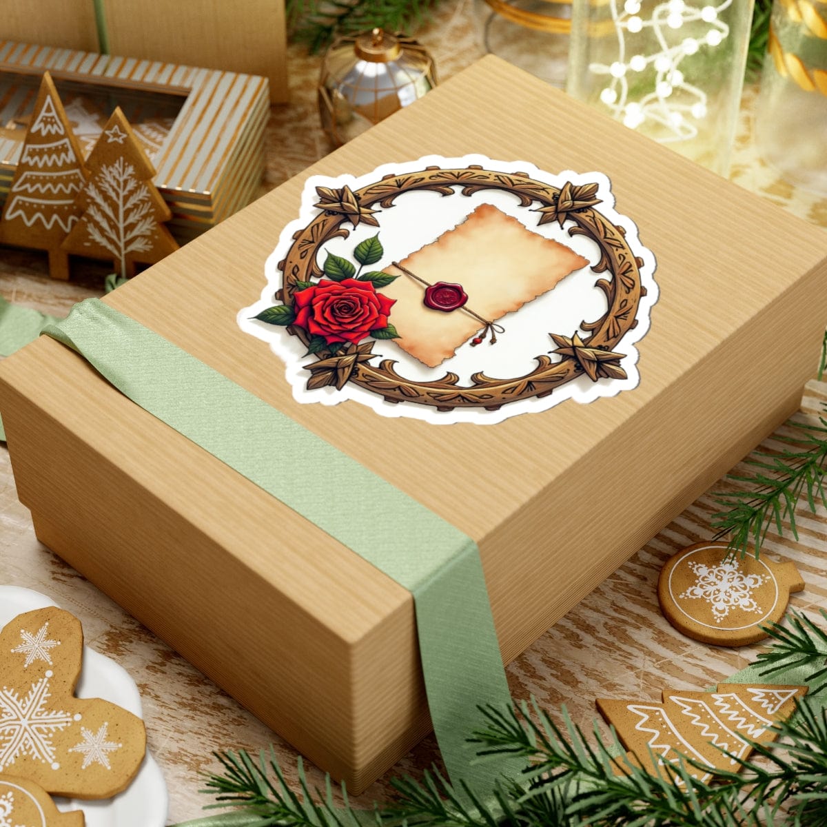 Printify Paper products Love Letter - Love & Romance Kiss-Cut Stickers