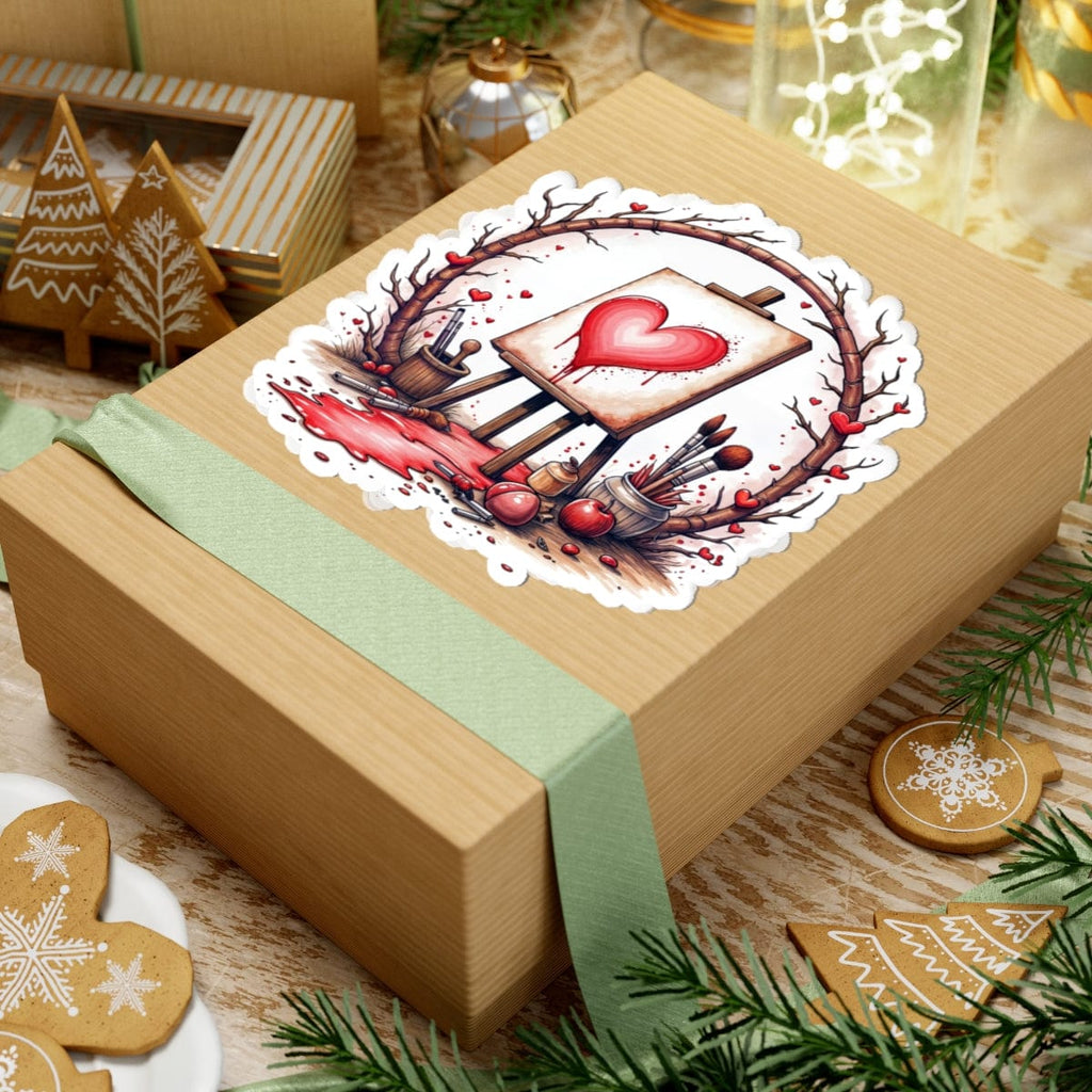 Printify Paper products My Masterpiece - Love & Fun Kiss-Cut Stickers