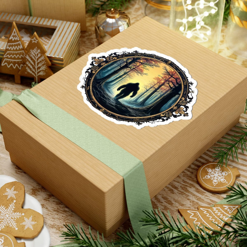 Printify Paper products Mystery of the Forest - Bigfoot & Legends Kiss-Cut Stickers