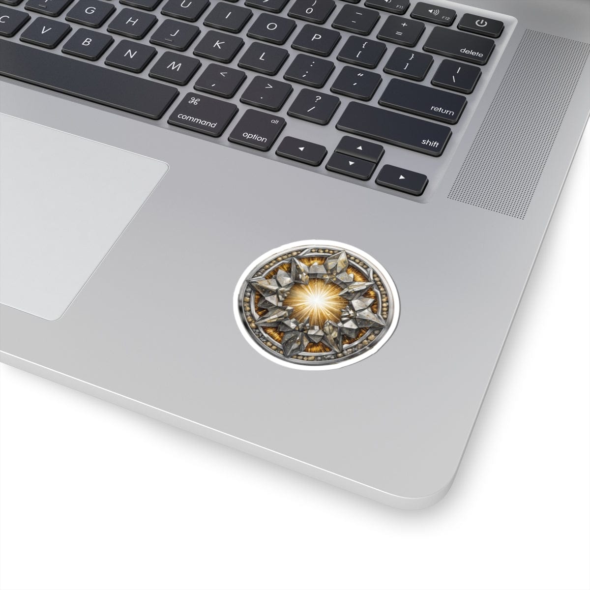 Printify Paper products Pyrite - Crystals & Gemstones Kiss-Cut Stickers