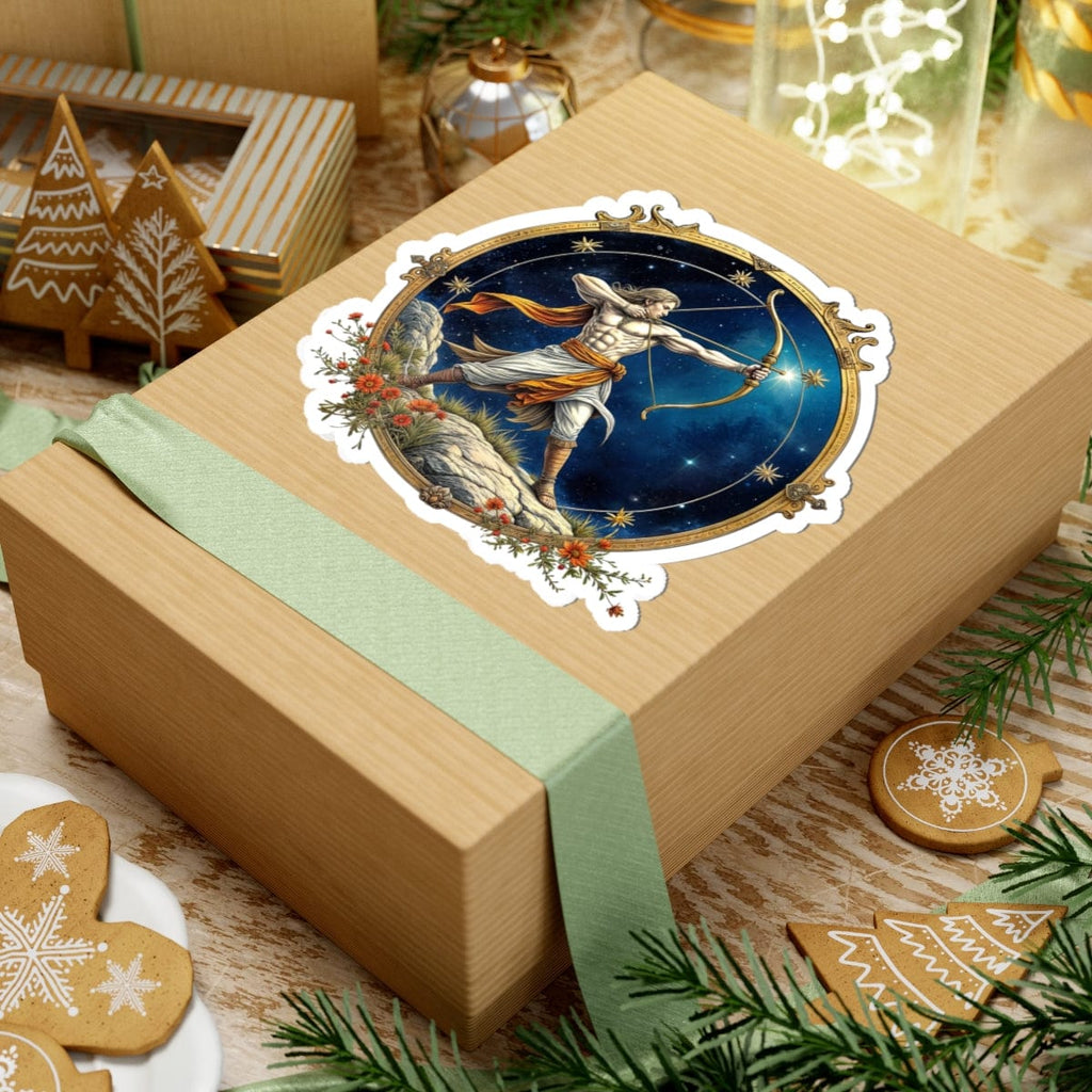 Printify Paper products Sagittarius - Zodiac Astrology Kiss-Cut Stickers