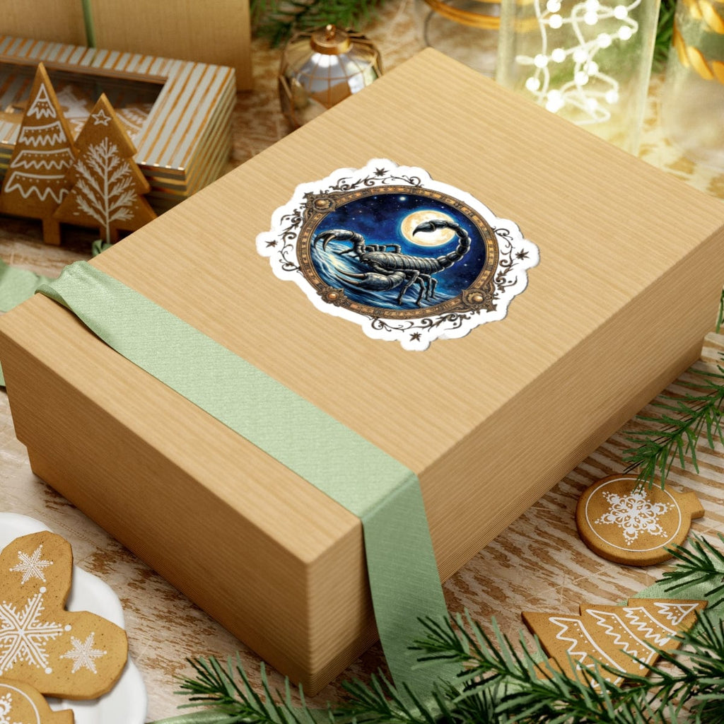 Printify Paper products Scorpio - Zodiac Astrology Kiss-Cut Stickers