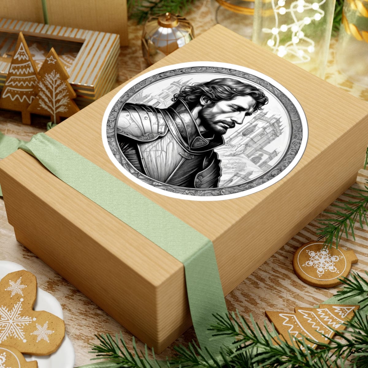 Printify Paper products Sir Lancelot - Heroes & Quests Kiss-Cut Stickers