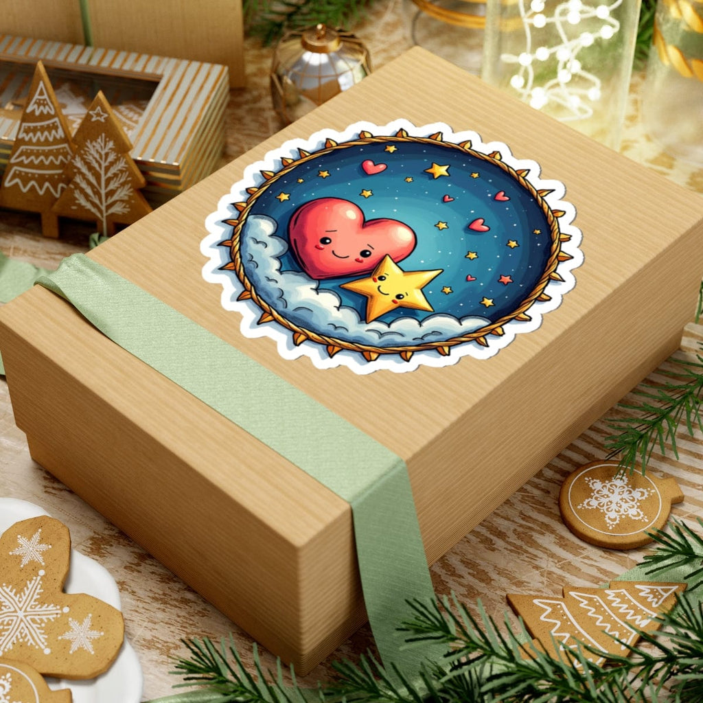 Printify Paper products Sparks of Love - Love & Fun Kiss-Cut Stickers