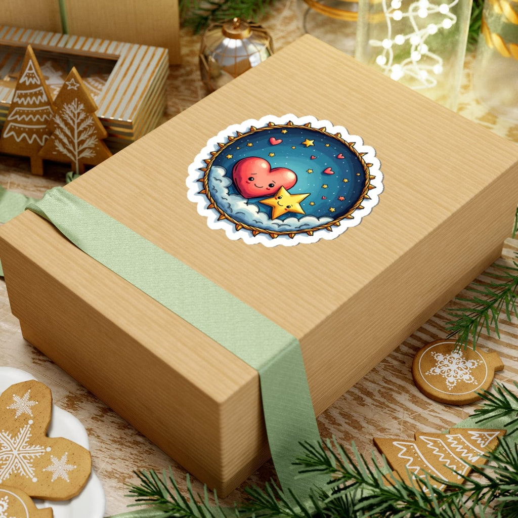 Printify Paper products Sparks of Love - Love & Fun Kiss-Cut Stickers