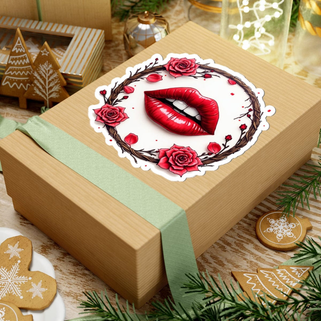 Printify Paper products Sugar on My Lips - Love & Romance Kiss-Cut Stickers