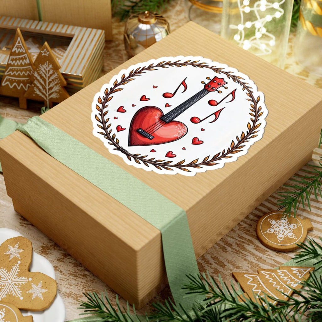 Printify Paper products Sweet Symphony - Love & Fun Kiss-Cut Stickers