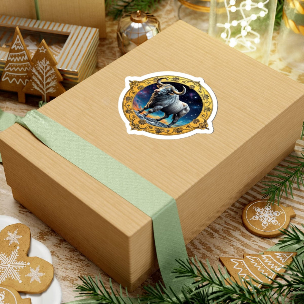 Printify Paper products Taurus - Zodiac Astrology Kiss-Cut Stickers