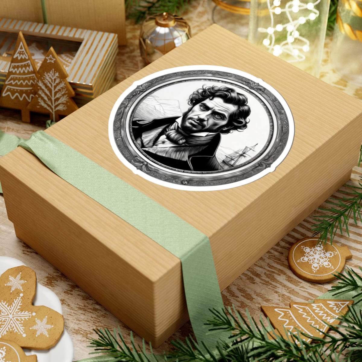 Printify Paper products The Count of Monte Cristo - Mysteries & Monsters Kiss-Cut Stickers