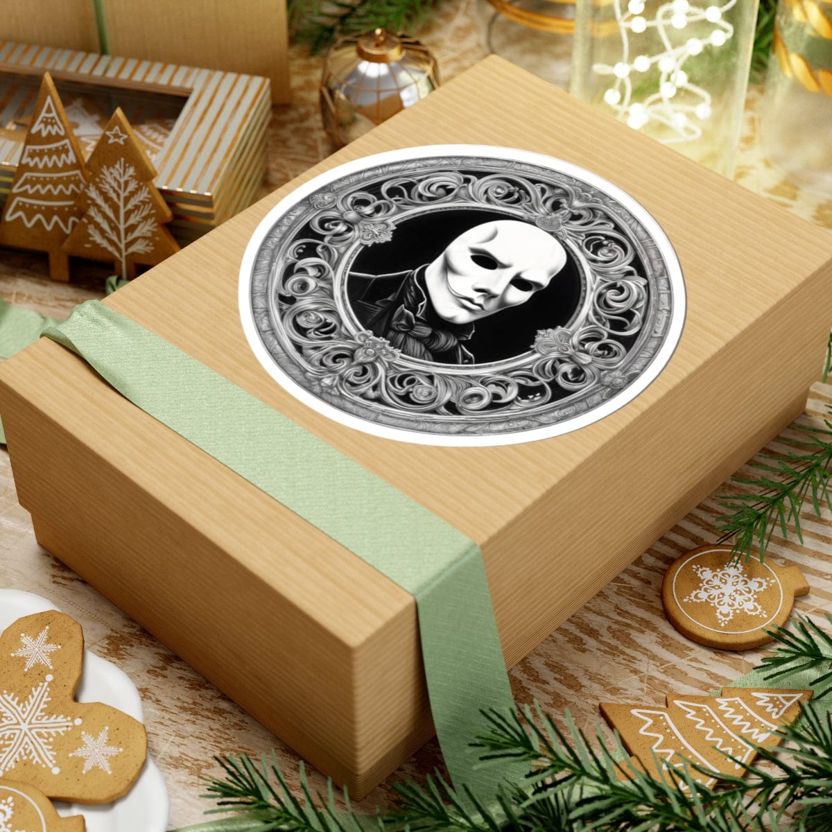 Printify Paper products The Phantom of the Opera - Mysteries & Monsters Kiss-Cut Stickers