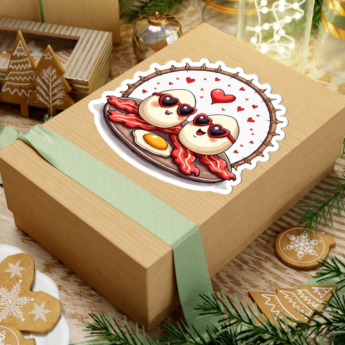 Printify Paper products Unbeatable Love - Love & Fun Kiss-Cut Stickers