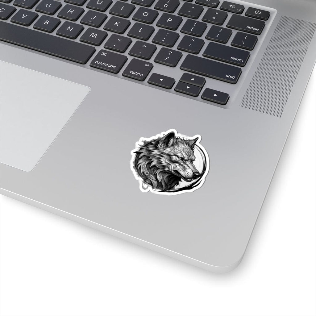 Printify Paper products Wolf Head - Wild & Fierce Kiss-Cut Stickers