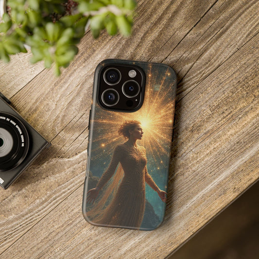 Printify Phone Case iPhone 16 Pro / Matte Celestial Phone Case: Cosmic Stars, Spiritual Vibes, Gift for Her, Unique Accessories, Magical Design, Protective Cover