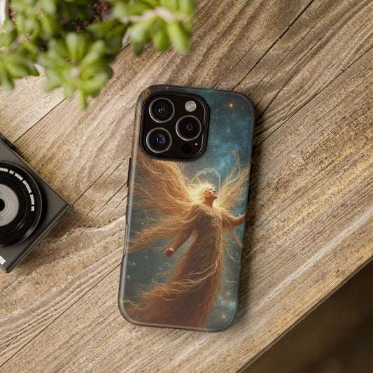 Printify Phone Case iPhone 16 Pro / Matte Of the Cosmos Phone Case, Celestial Phone Cover, Art Deco Phone Case, Unique Phone Accessory, Phone Protection Gift