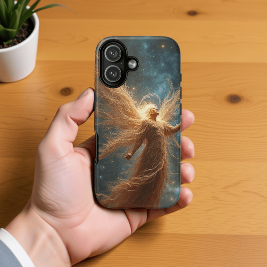 Printify Phone Case Of the Cosmos Phone Case, Celestial Phone Cover, Art Deco Phone Case, Unique Phone Accessory, Phone Protection Gift