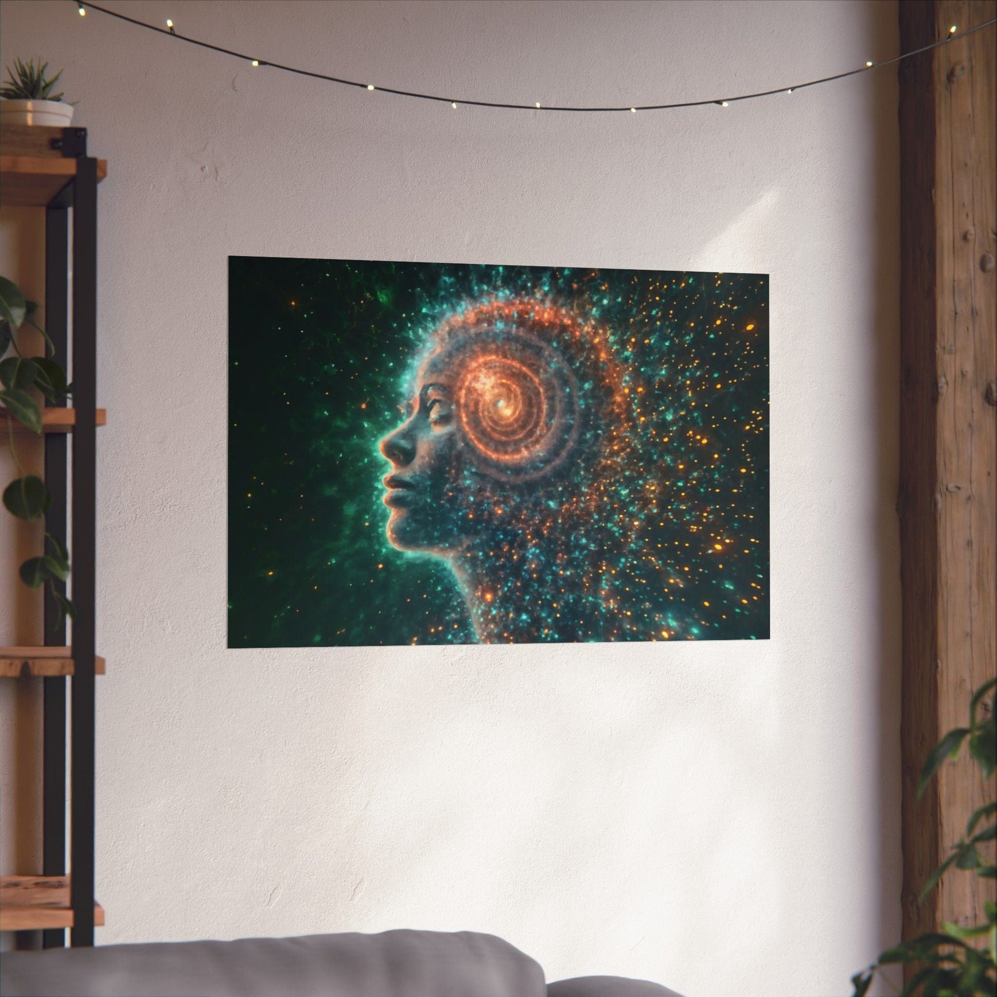 Printify Poster 36″ x 24″ / Matte Cosmic Dream Matte Poster | Spiritual Art Print, Mindfulness Wall Decor, Inspirational Home Decor, Gift for Dreamers