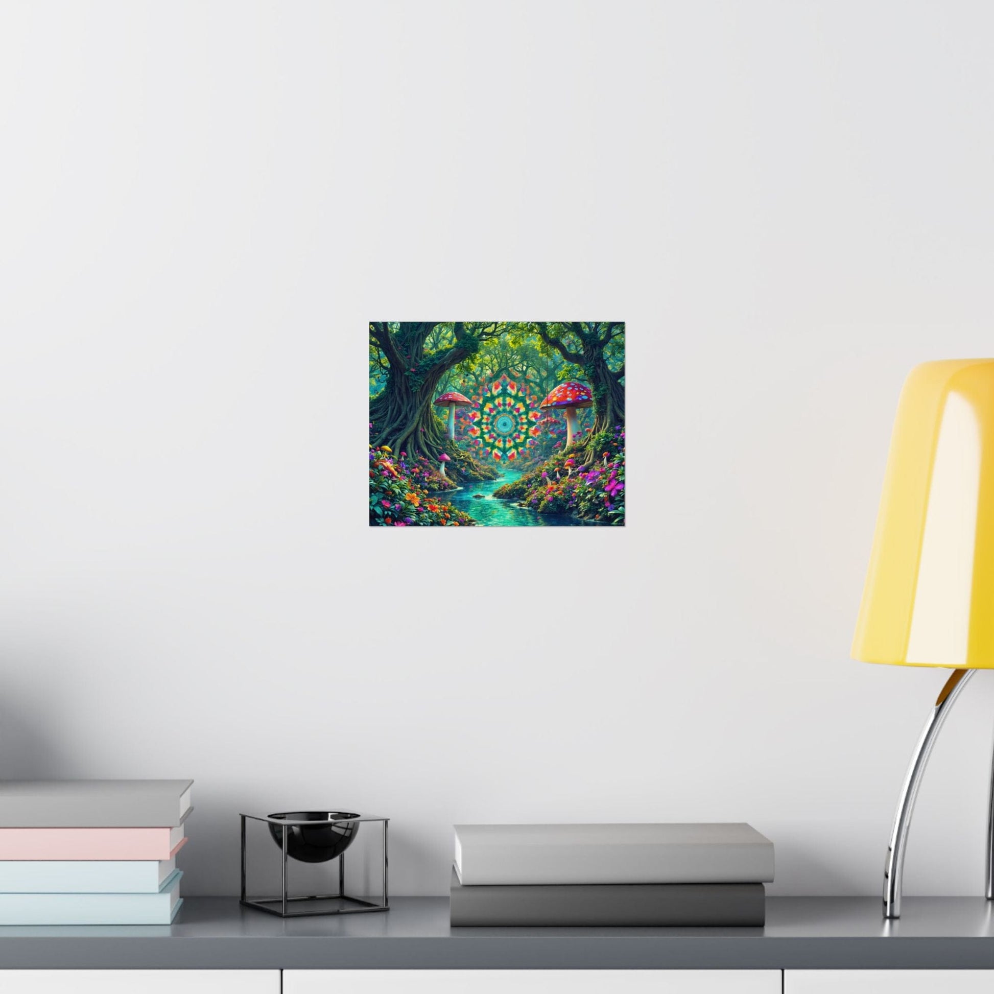 Printify Poster Enchanting Forest Matte Horizontal Posters, Bohemian Wall Art, Nature Decor, Psychedelic Prints, Hippie Home Decor, Gift for Nature [...]