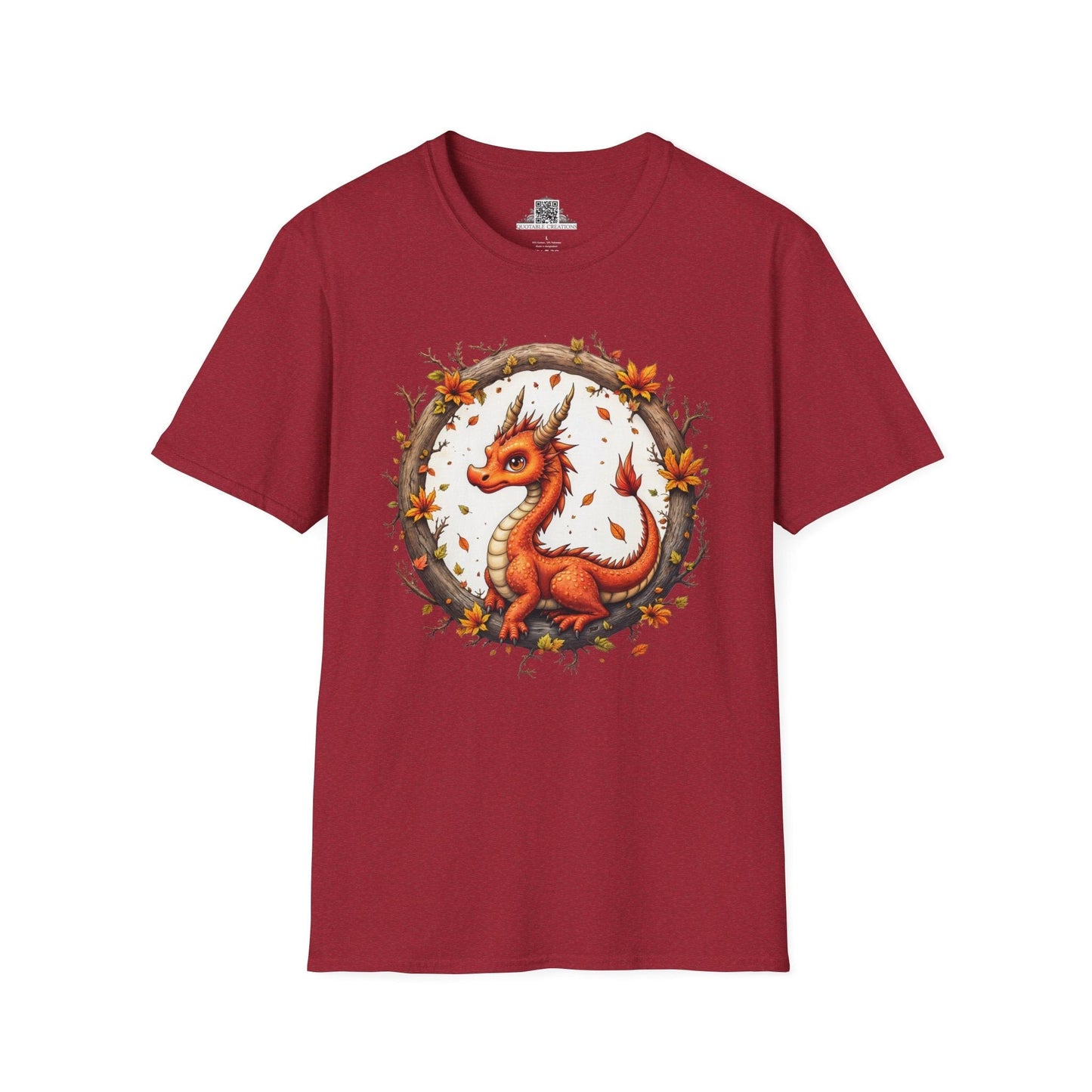 Printify T-Shirt S / Antique Cherry Red Autumnfire  - Dragons & Magic T-Shirt