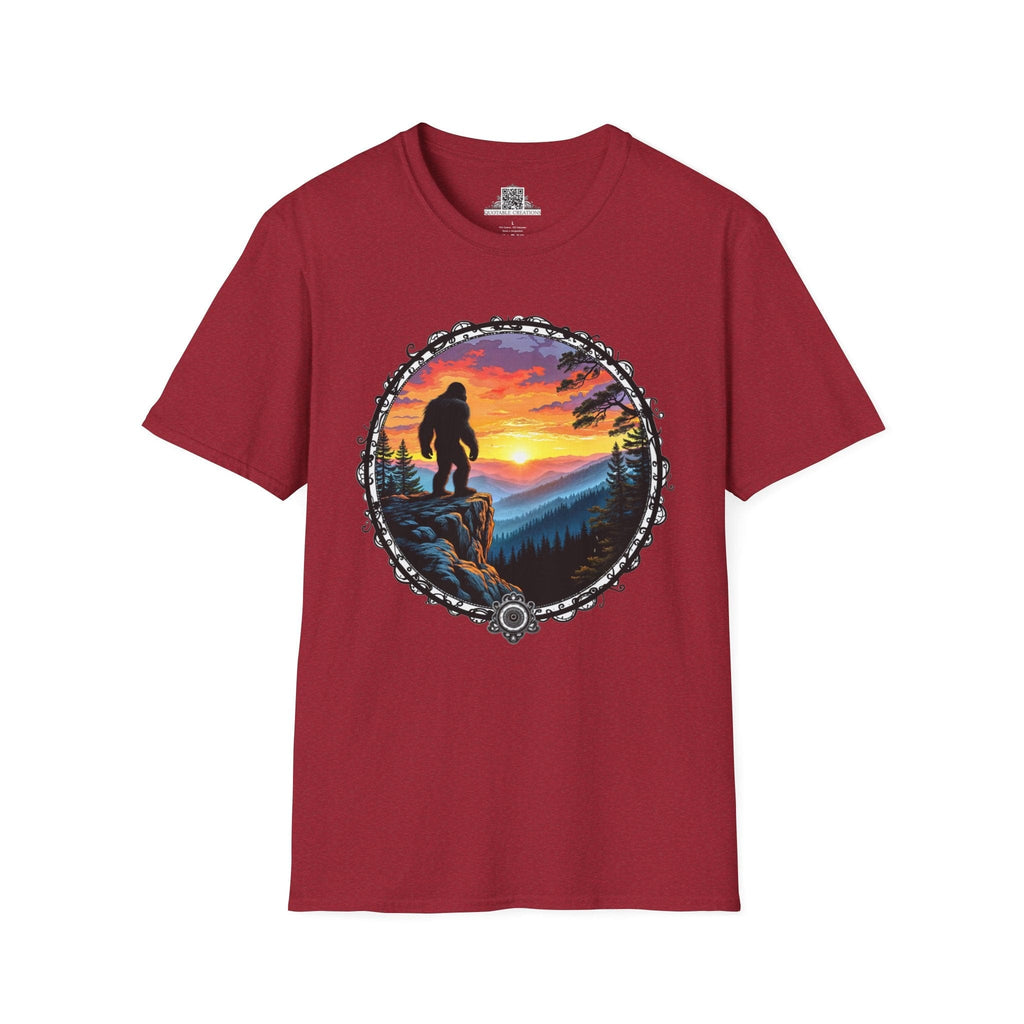 Printify T-Shirt S / Antique Cherry Red Capture the Legend - Bigfoot & Legends T-Shirt