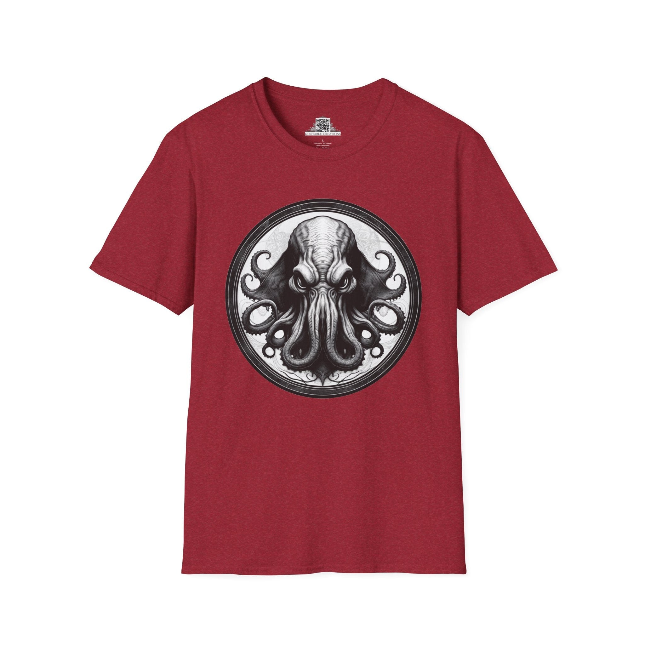Printify T-Shirt S / Antique Cherry Red Cthulhu Heroes & Quests - T-Shirt
