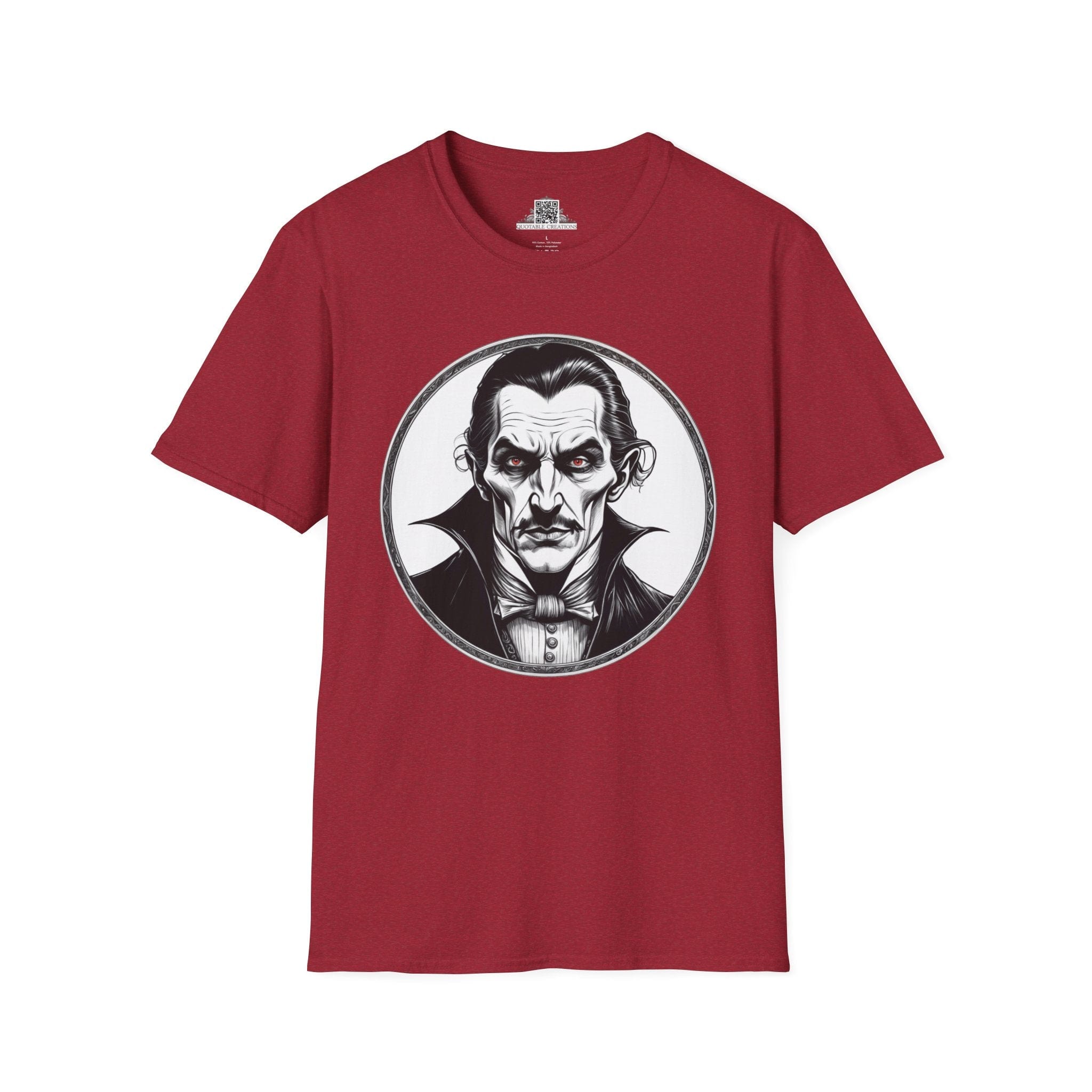 Printify T-Shirt S / Antique Cherry Red Dracula Mysteries & Monsters - T-Shirt