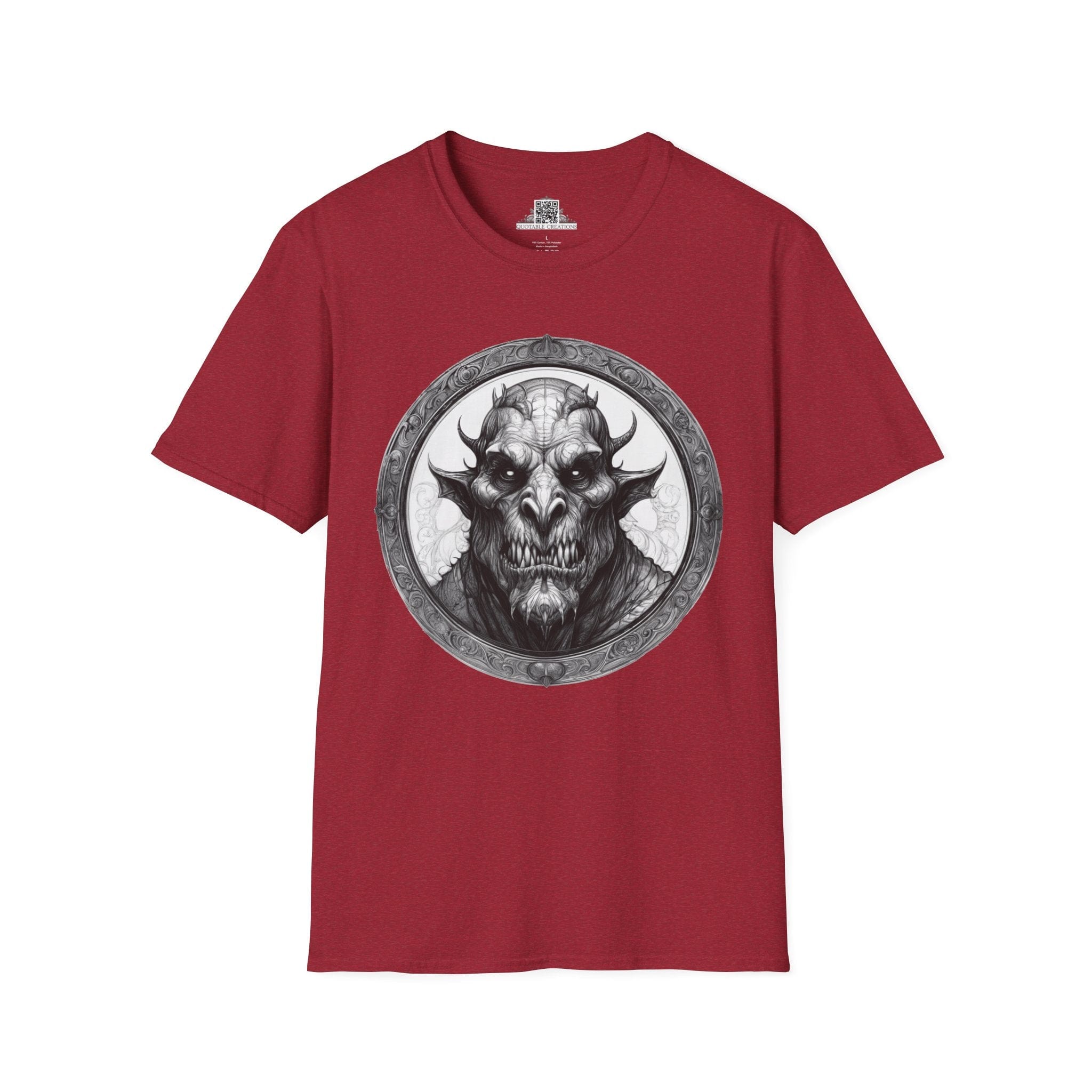 Printify T-Shirt S / Antique Cherry Red Grendel Heroes & Quests - T-Shirt
