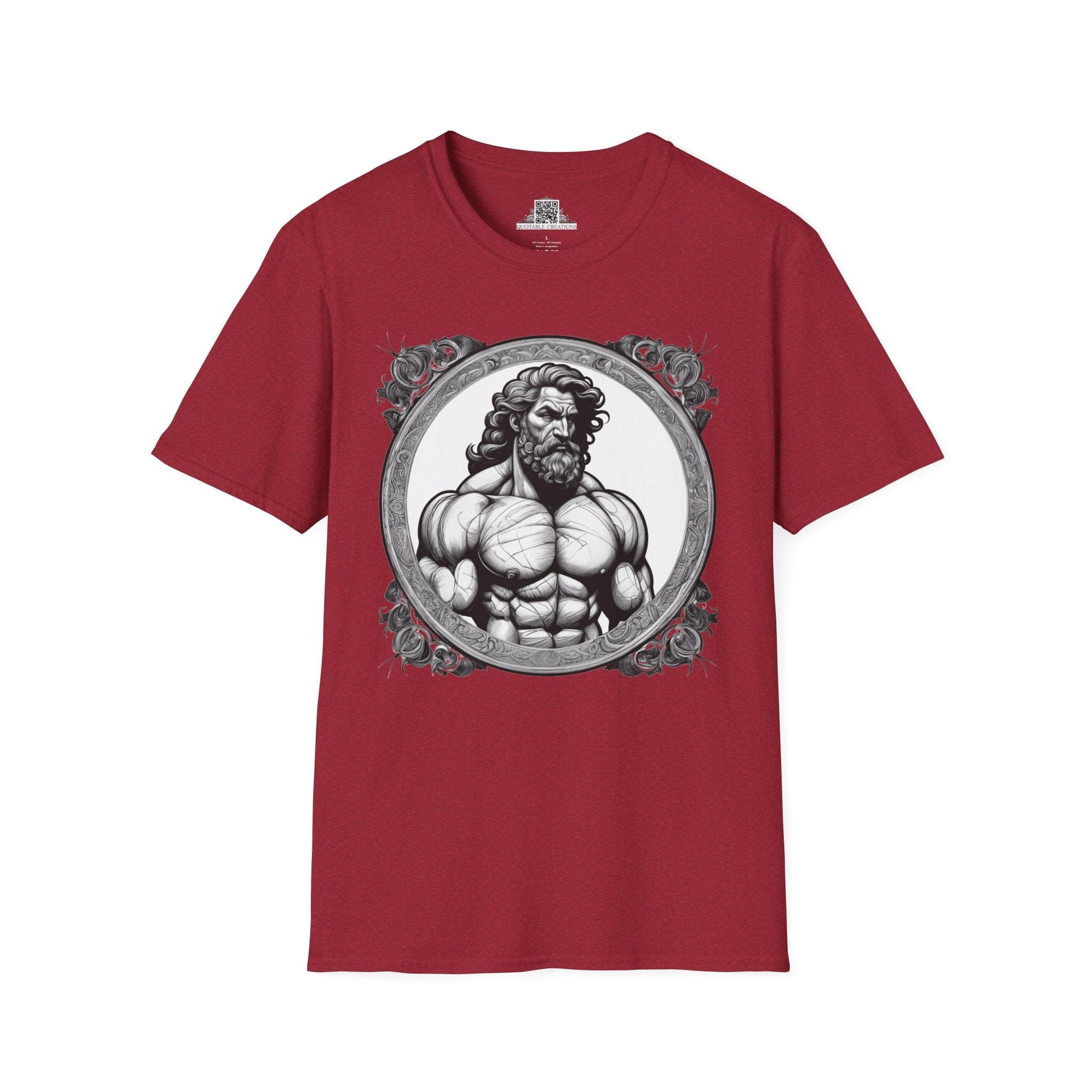 Printify T-Shirt S / Antique Cherry Red Hercules Heroes & Quests - T-Shirt