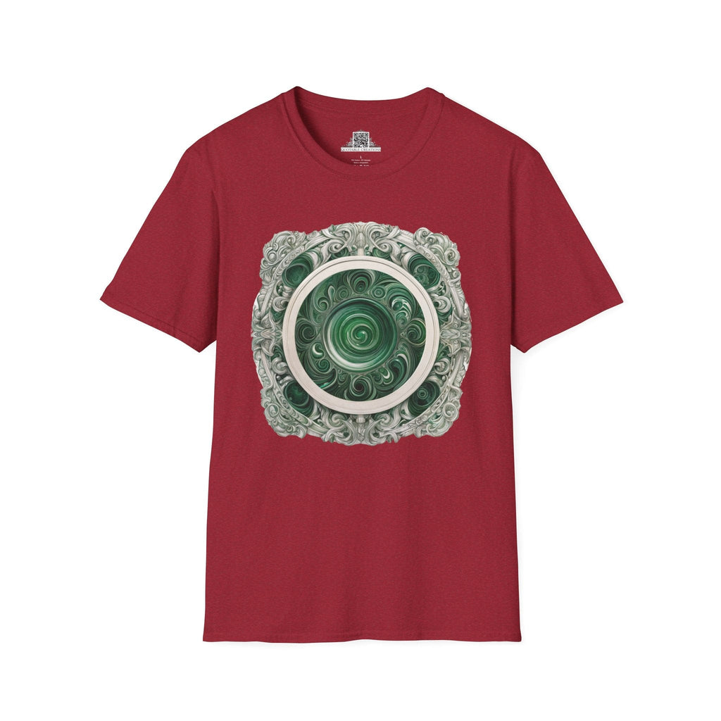 Printify T-Shirt S / Antique Cherry Red Malachite - Crystals & Gemstones T-Shirt
