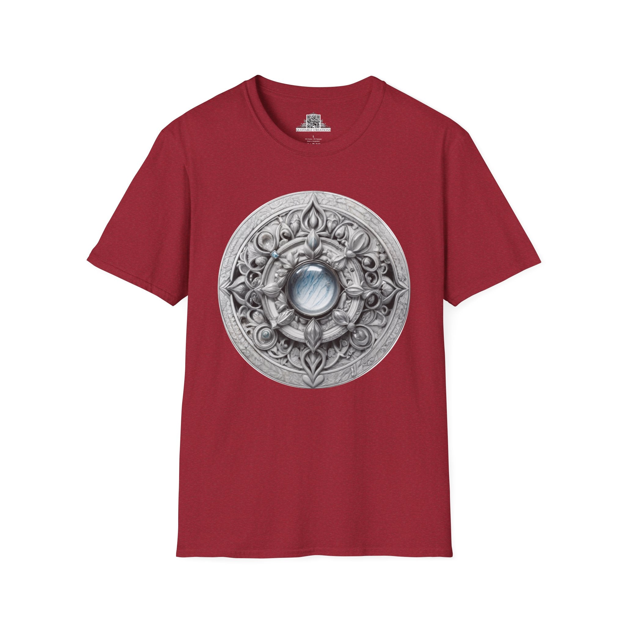 Printify T-Shirt S / Antique Cherry Red Moonstone - Crystals & Gemstones T-Shirt