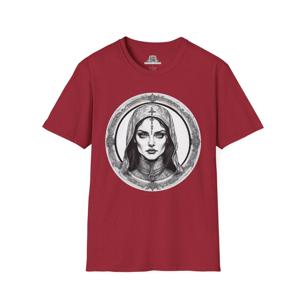 Printify T-Shirt S / Antique Cherry Red Morgana Heroes & Quests - T-Shirt