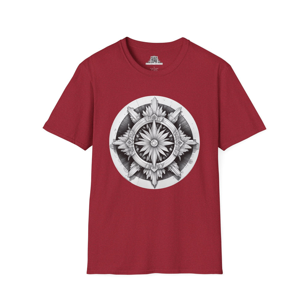 Printify T-Shirt S / Antique Cherry Red Selenite - Crystals & Gemstones T-Shirt