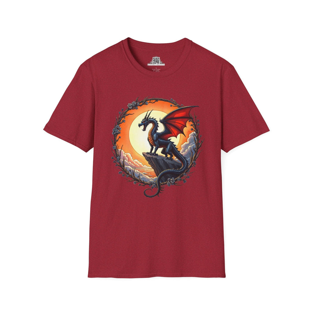 Printify T-Shirt S / Antique Cherry Red Shadowwing - Dragons & Magic T-Shirt