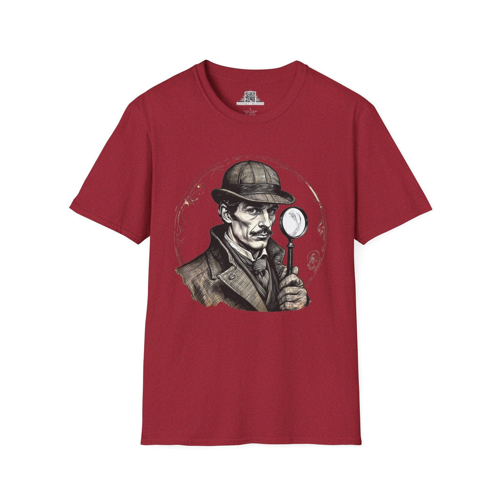 Printify T-Shirt S / Antique Cherry Red Sherlock Holmes Mysteries & Monsters - T-Shirt