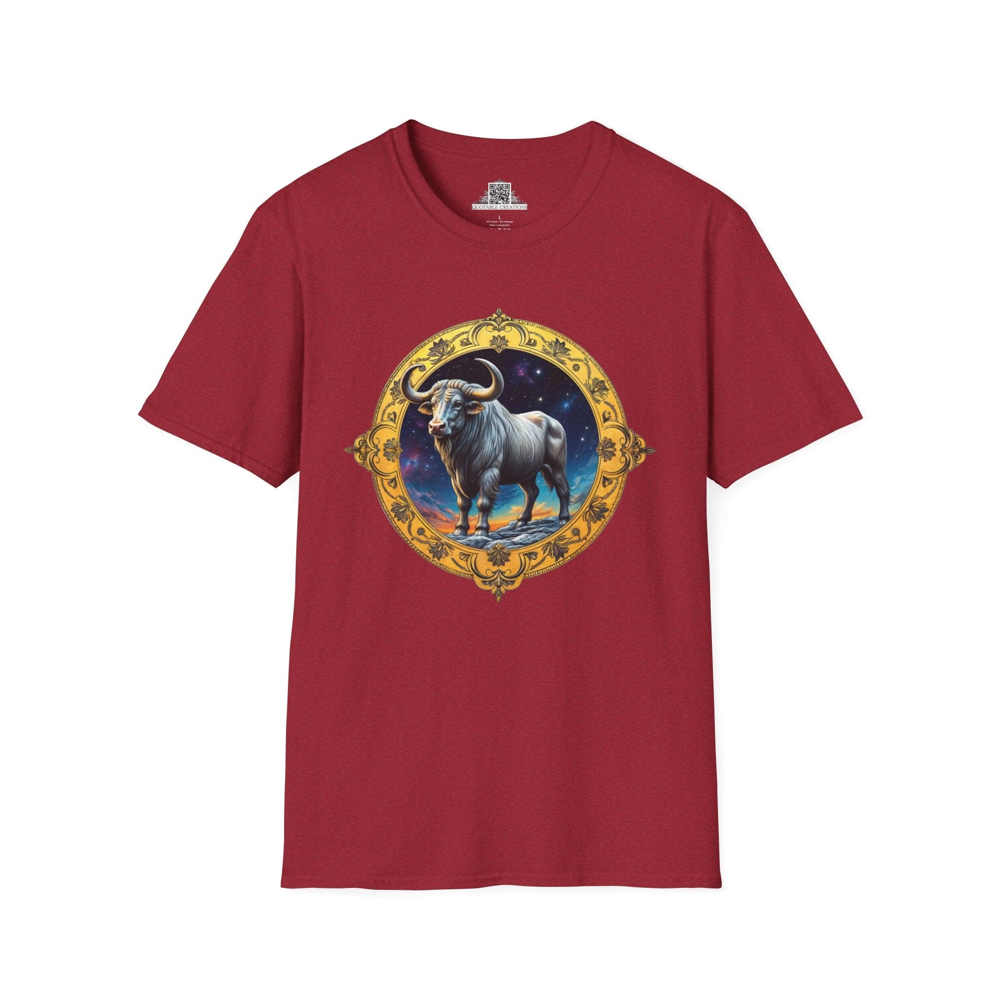 Printify T-Shirt S / Antique Cherry Red Taurus - Zodiac & Astrology T-Shirt