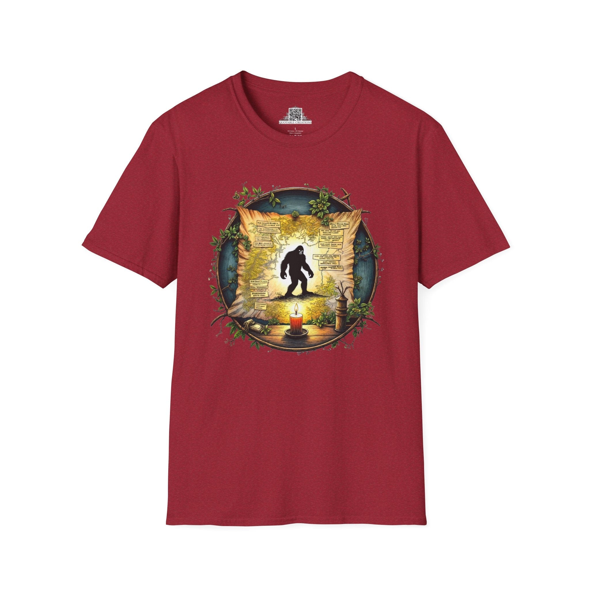 Printify T-Shirt S / Antique Cherry Red Uncover the Myth - Bigfoot & Legends T-Shirt