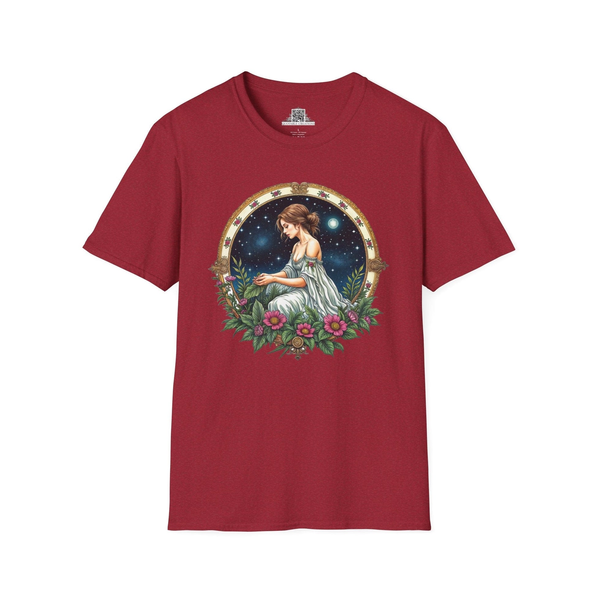 Printify T-Shirt S / Antique Cherry Red Virgo Zodiac Astrology - T-Shirt