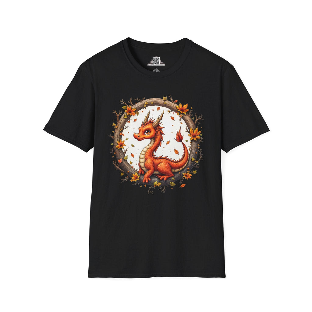 Printify T-Shirt S / Black Autumnfire  - Dragons & Magic T-Shirt