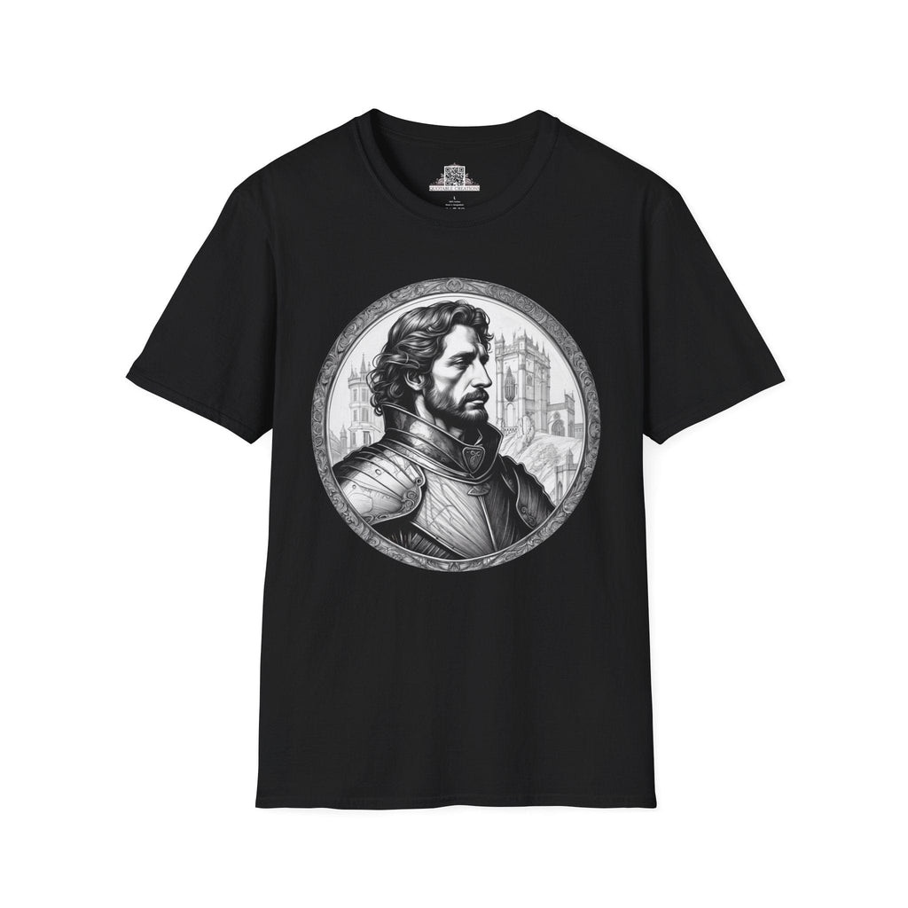Printify T-Shirt S / Black Lancelot - Heroes & Quests T-Shirt