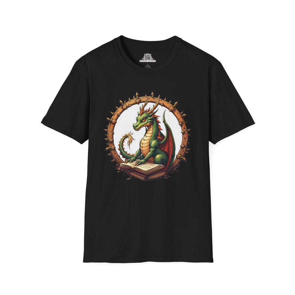 Printify T-Shirt S / Black Lorekeeper - Dragons & Magic T-Shirt