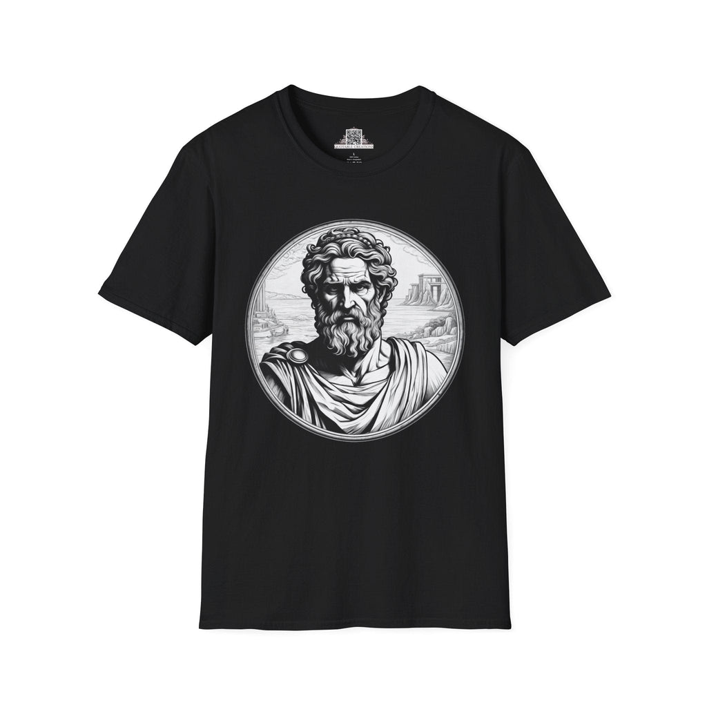 Printify T-Shirt S / Black Odysseus - Heroes & Quests T-Shirt