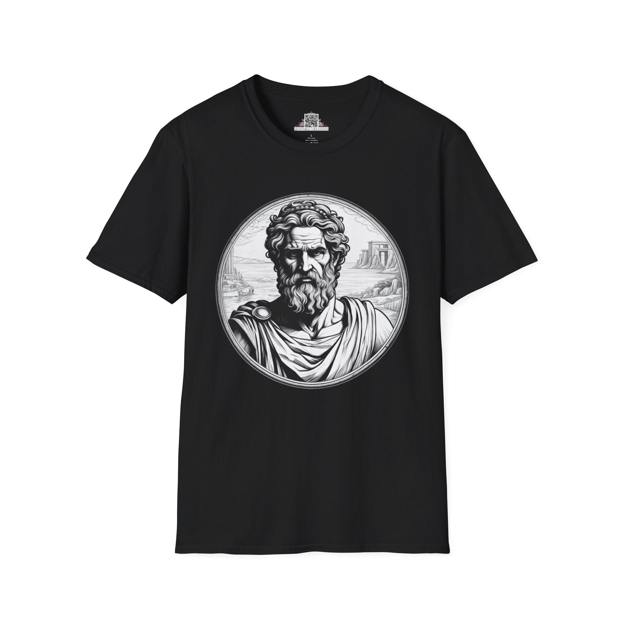 Printify T-Shirt S / Black Odysseus - Heroes & Quests T-Shirt