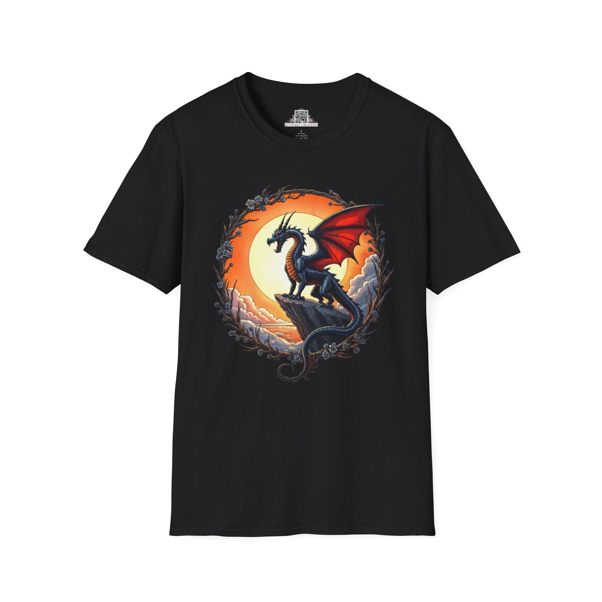 Printify T-Shirt S / Black Shadowwing - Dragons & Magic T-Shirt