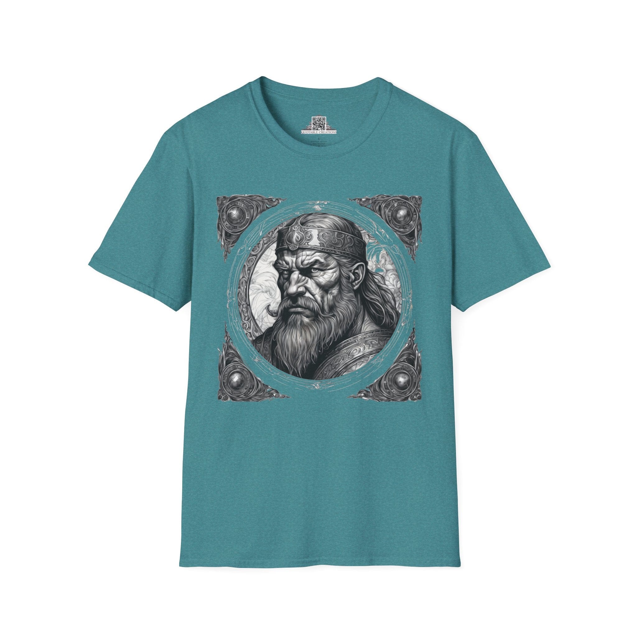 Printify T-Shirt S / Heather Galapagos Blue Beowulf Heroes & Quests - T-Shirt