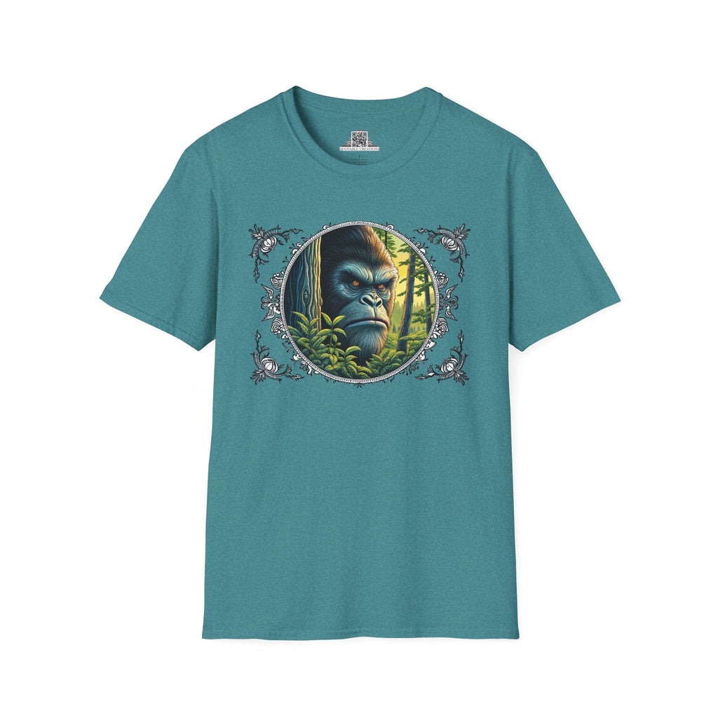 Printify T-Shirt S / Heather Galapagos Blue Legends Are Real - Bigfoot & Legends T-Shirt