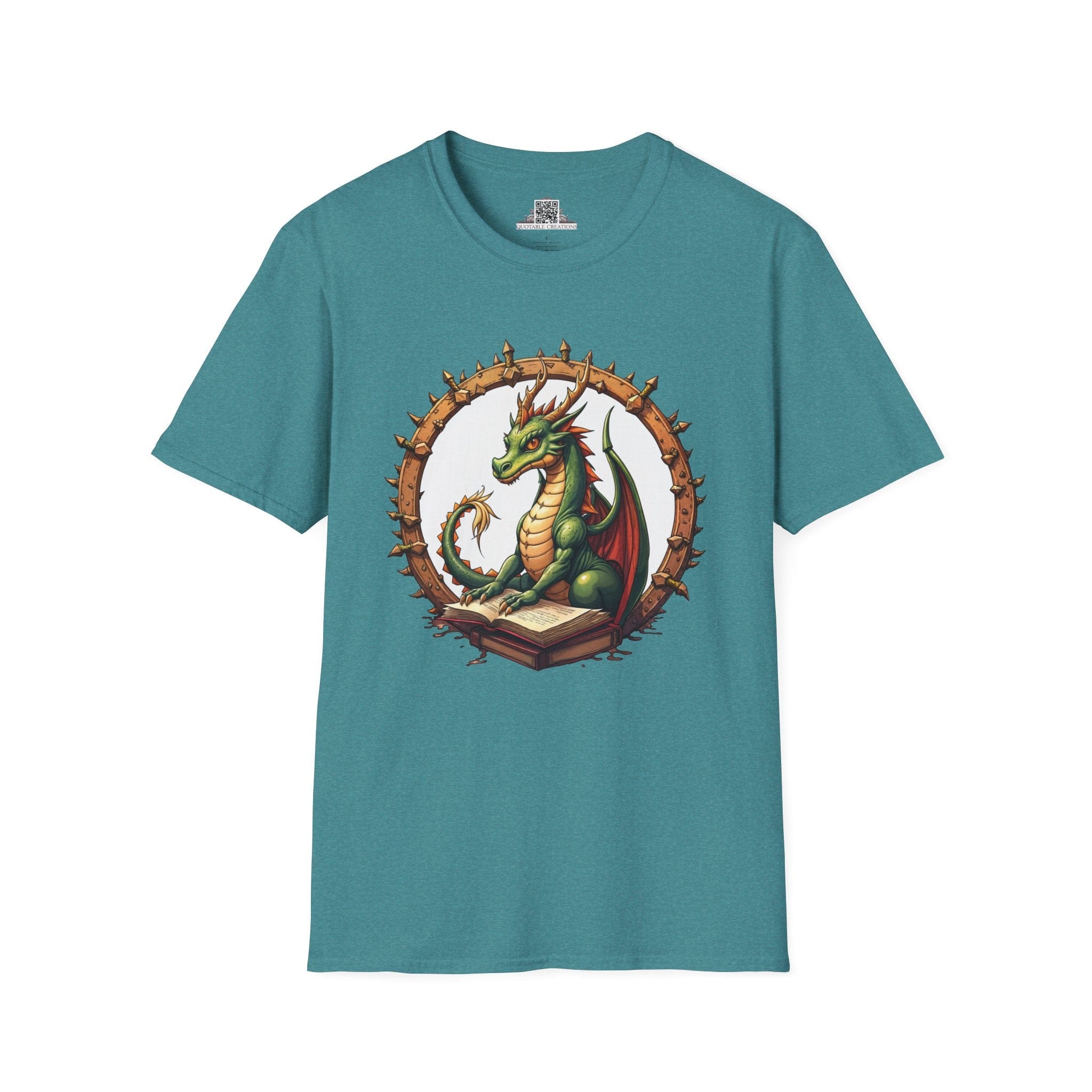 Printify T-Shirt S / Heather Galapagos Blue Lorekeeper - Dragons & Magic T-Shirt