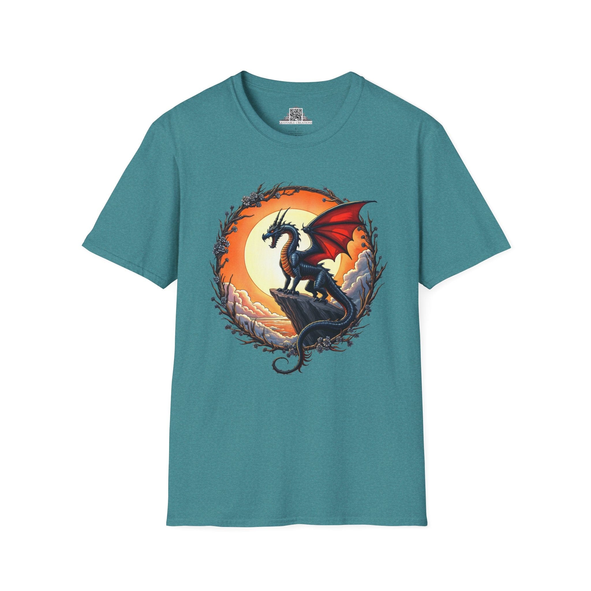 Printify T-Shirt S / Heather Galapagos Blue Shadowwing - Dragons & Magic T-Shirt
