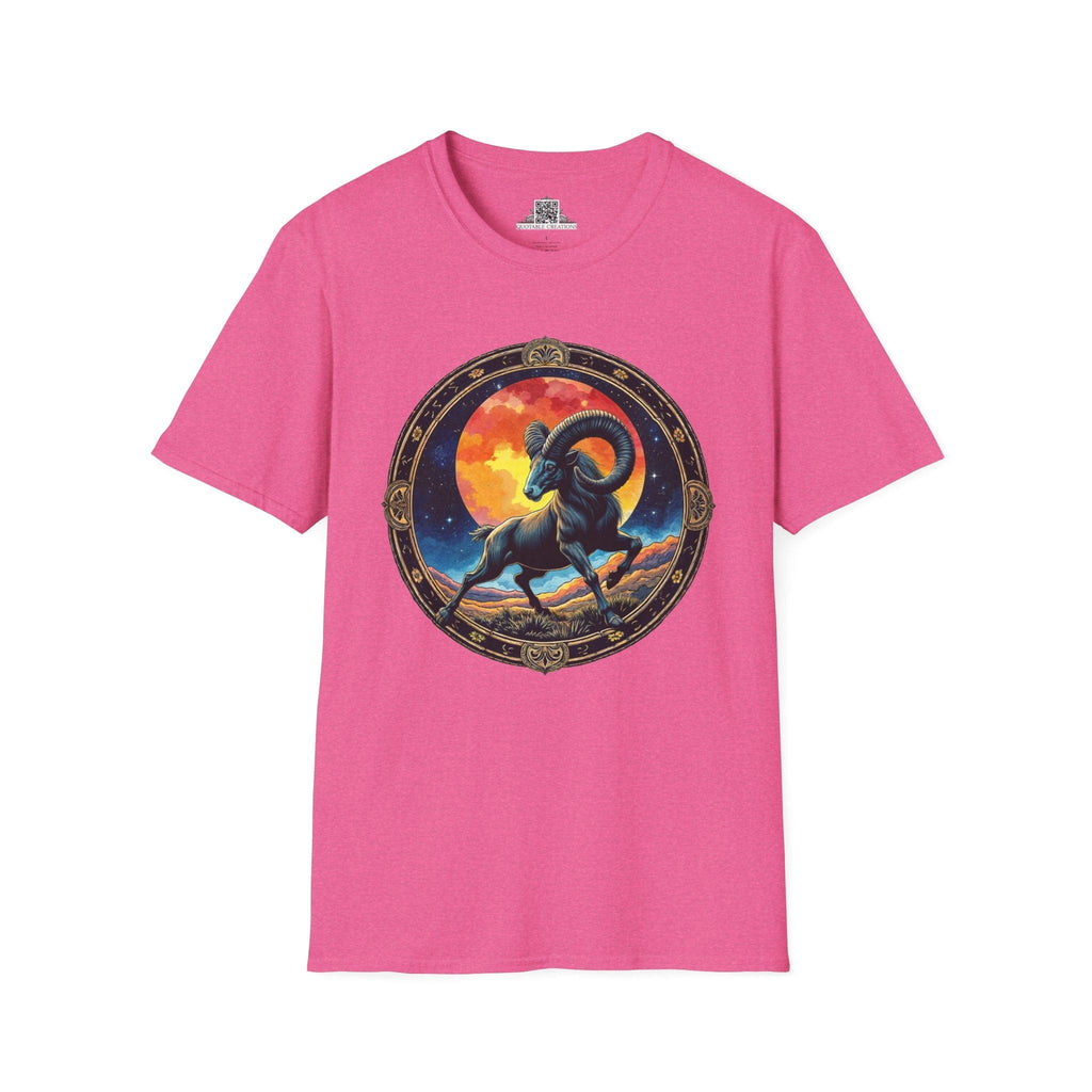 Printify T-Shirt S / Heather Heliconia Aries Zodiac Astrology - T-Shirt