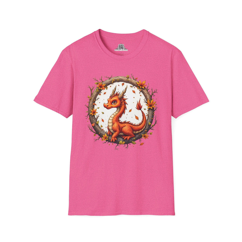 Printify T-Shirt S / Heather Heliconia Autumnfire  - Dragons & Magic T-Shirt